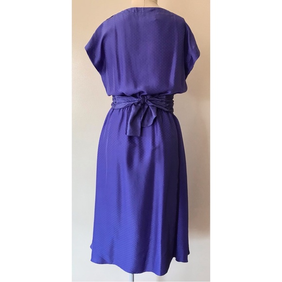 PS2 • 6 • 100% Silk Vintage Purple Dress - Picture 2 of 7